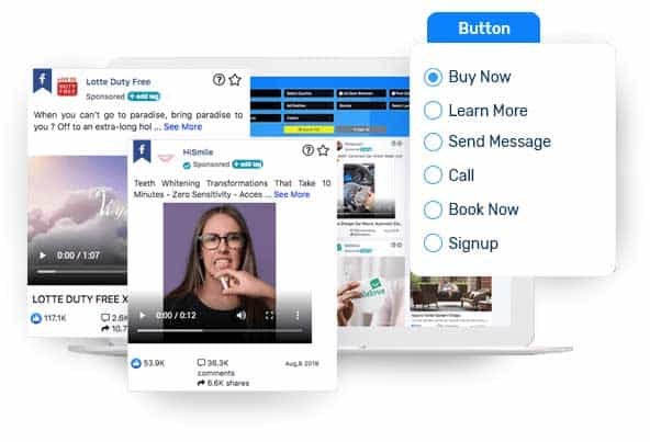 competitor analysis facebook ads call to action CTA type