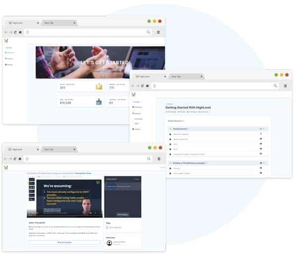 marketing crm automation course builder feature